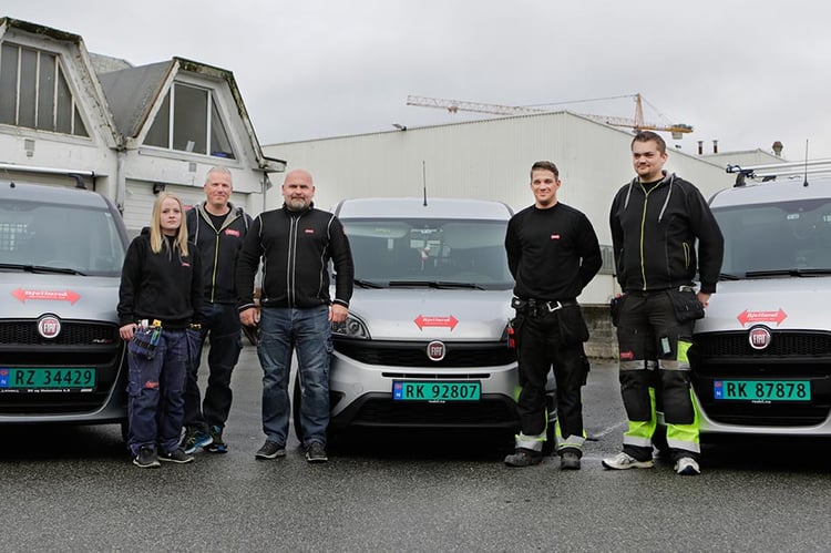 Elisabeth Salte, Åsmund A. Næss, Kjetel Bjelland, Thomas Haga og Kevin Tunge